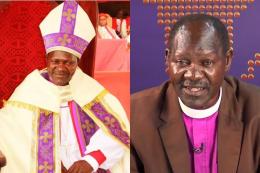 Collage photo of Bishop David Kodia.